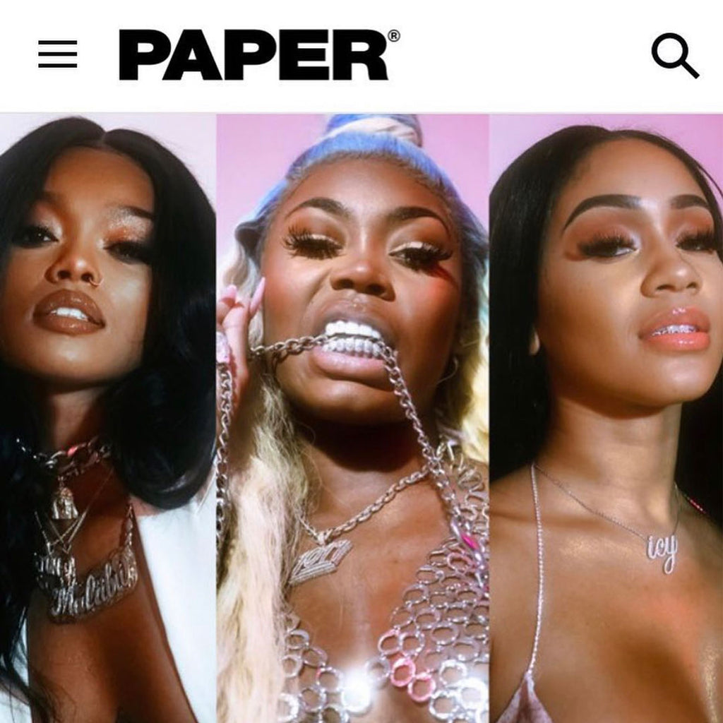 "PAPER" MAGAZINE "WOMEN IN HIP HOP" STYLING + PIECES BY HAUS OF KHENDAR (ARTICLE)