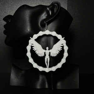 large logo hoop earring (3-D Printed)