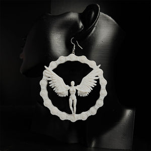 medium logo hoop earring (3-D Printed)