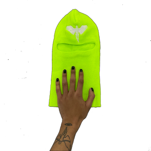 "khendar" ski mask (lime)